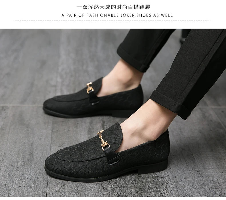 2025 Classic Luxury Man Moccasin Shoes Fashion Designer Men Loafers Comfortable Flat Shoes Slip On Casual Dress Shoes For Men