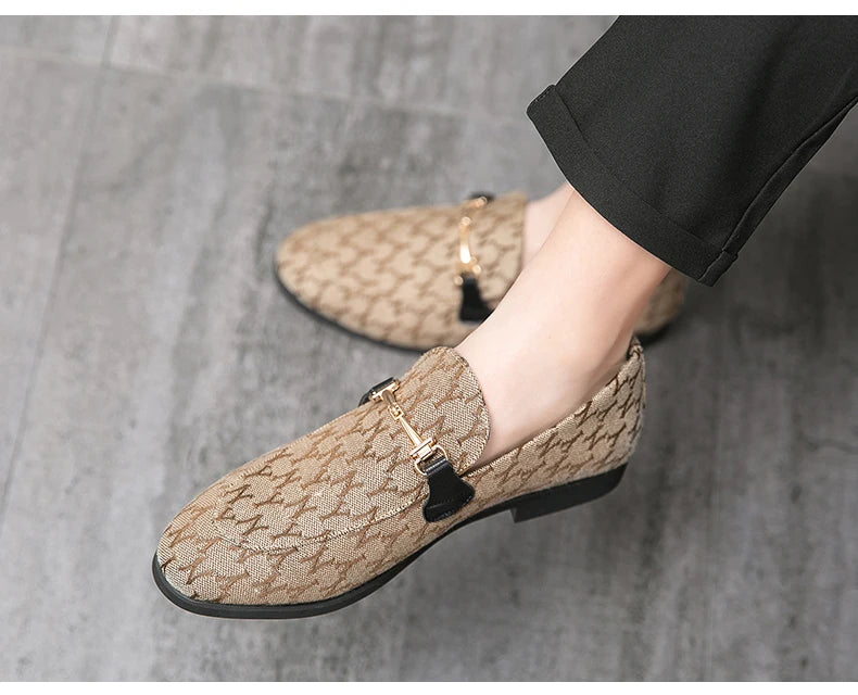 2025 Classic Luxury Man Moccasin Shoes Fashion Designer Men Loafers Comfortable Flat Shoes Slip On Casual Dress Shoes For Men