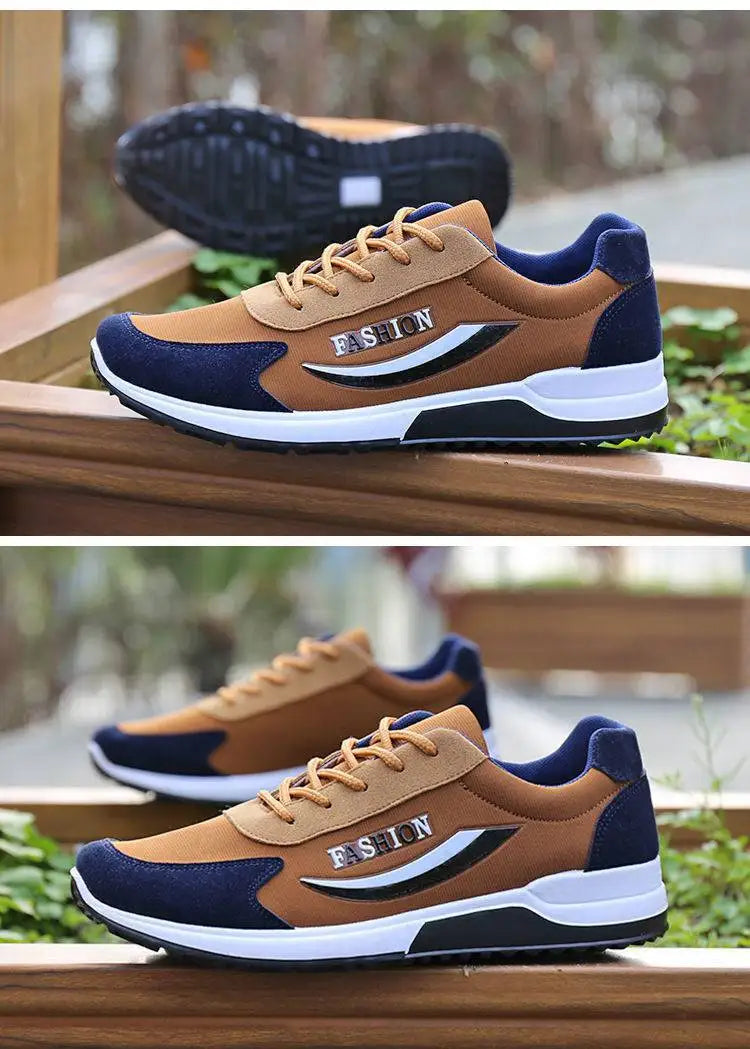 2025 New Men's Sneakers Retro running Shoes for men Thick Bottom patchwork male Sports shoes Trendy Sneakers male Zapatos Hombre