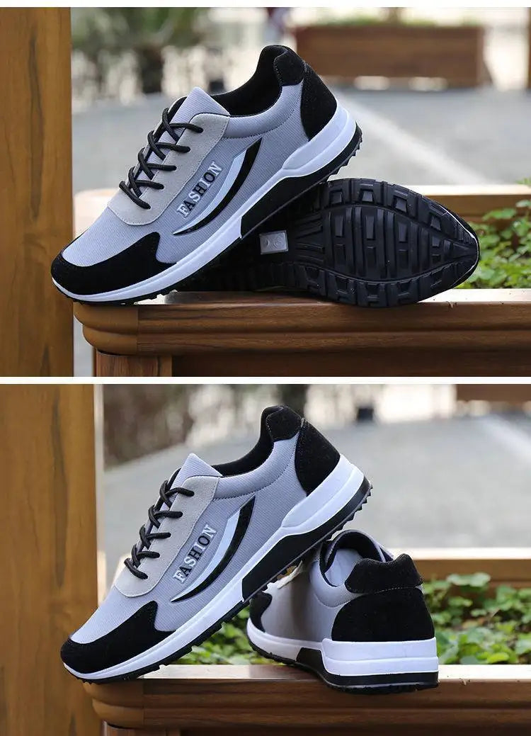 2025 New Men's Sneakers Retro running Shoes for men Thick Bottom patchwork male Sports shoes Trendy Sneakers male Zapatos Hombre