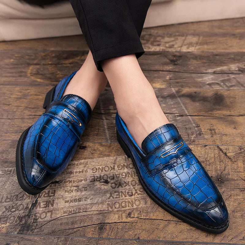Brand Office Business Low Shoes Mens Fashion Soft Moccasins Men Loafers Quality Leather Shoes Soft Sole Comfort Men Driving Shoe