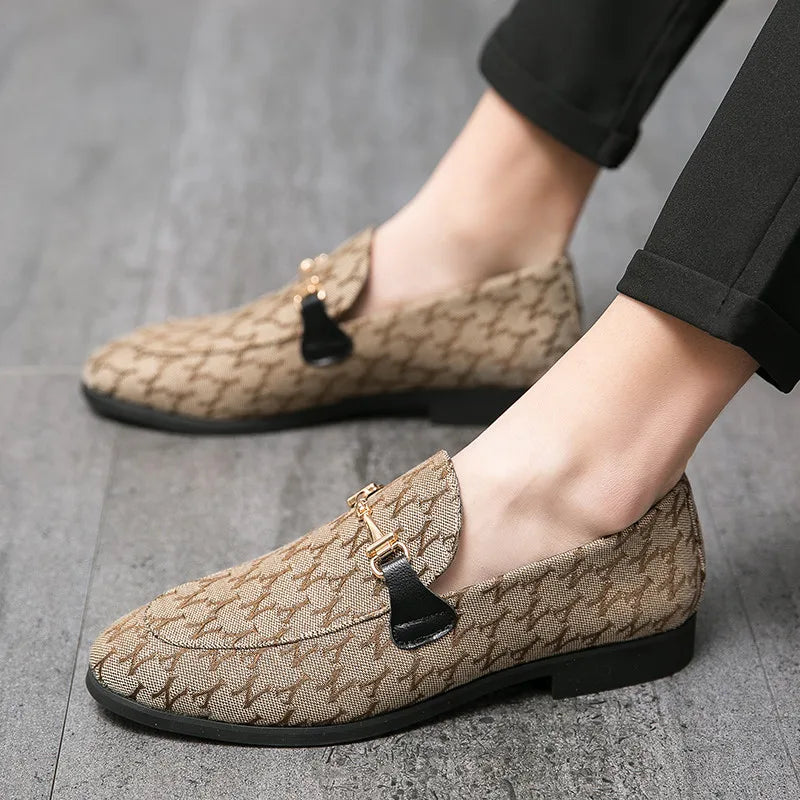 2025 Classic Luxury Man Moccasin Shoes Fashion Designer Men Loafers Comfortable Flat Shoes Slip On Casual Dress Shoes For Men
