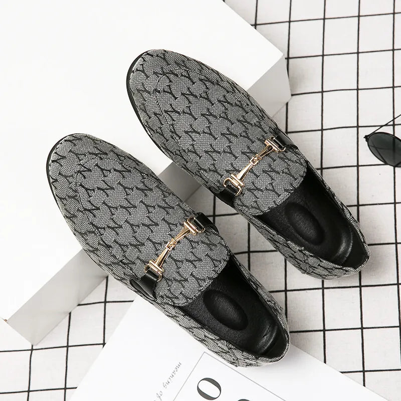 2025 Classic Luxury Man Moccasin Shoes Fashion Designer Men Loafers Comfortable Flat Shoes Slip On Casual Dress Shoes For Men