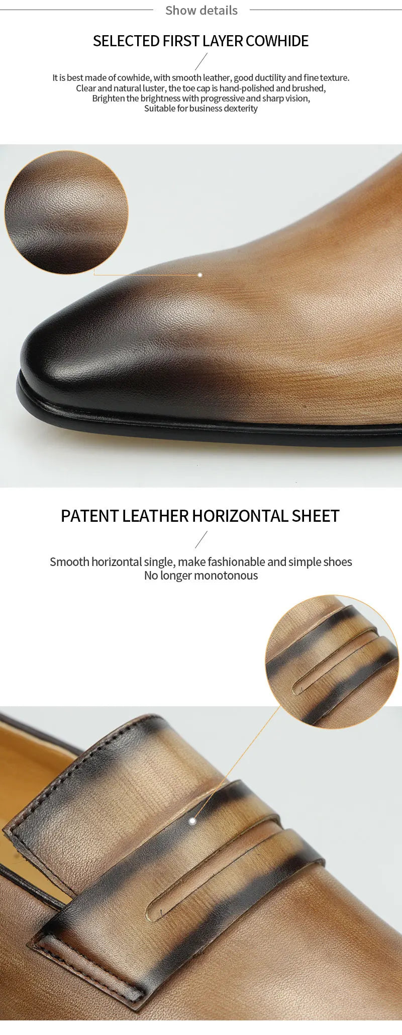 NEW Men's Luxury Loafers Cowhide Wear-resistant and Comfortable Leather Shoes Daily Dress Fashion Office Formal Shoes Leather